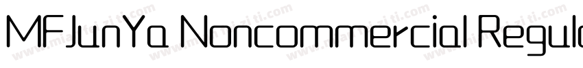 MFJunYa Noncommercial Regula字体转换